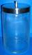 Grafco Unlabeled Glass Sundry Jar With Cover 7x4.25 3458