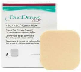 ConvaTec DuoDERM® Regular CGF Wound Dressing 4-inx4-in 5 187660