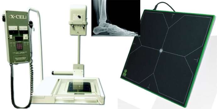 Tiger DR Flat Panel Podiatry Digital X-Ray Imaging System Retrofit Base Tethered TV1012DR-R