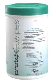Parker Labs Protex Ultra Surface Disinfectant Wipes 7-inx9-1/2-in -75- 48-70 - Buy Online From Chicago Medical Supply