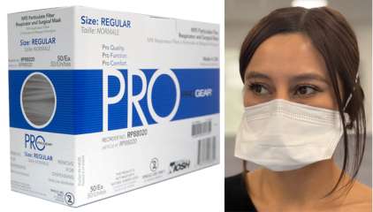 ProGear® N95 Particulate Respirator And Surgical Face Mask Small -50- RP88010