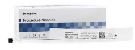 McKesson Spinal Needle Quincke Style 22Gx2-3/4-in -25- 4631V2
