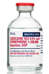 Lidocaine 0.5% 10mg mL 30mL With EPI HCI Injection USP MDV 00409-3177-16 00409-3177-01
