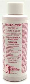 LUCAS-CIDE Salon & Spa Sanitizer Disinfectant Concentrate Pink 4oz Bottle 9065
