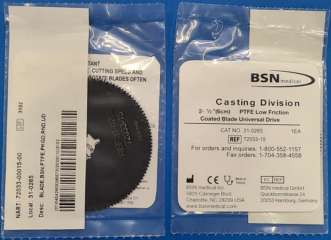 BSN Cast Cutter Saw Blade Hex Or Pin Drive Teflon PTFE 2.5-in 31-0265