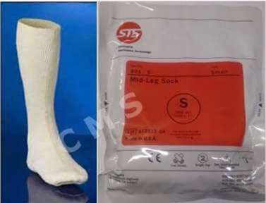 STS Foot Orthotics Casting Mid-Leg Sock Small 901-S
