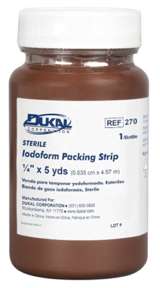 Dukal Wound Packing Strip Sterile Iodoform 1/4-in x 5Yd -ONE 270