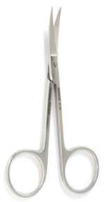 Derron Iris Tissue Dissecting Scissors Heavy Pattern 4" Curved 12-116 Germany Miltex 18-1405