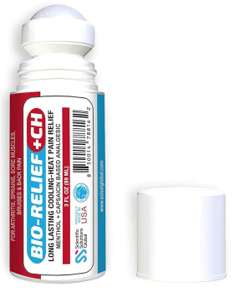 Bio-Relief +CH Cold Therapy Pain Relieving Gel Capsaicin 10% Menthol Roll-On -3oz- BTCH 850014788162
