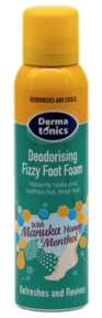 Dermatonics Deodorising Fizzy Foot Cooling Foam Spray 150mL 5060189411283