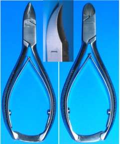 Derron Nail Nipper 5-1/2-in Concave Jaws Double Springs SS 42-108