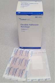 Covidien Kendall Curity Flexible Fabric Adhesive Bandages X-Large 2-inx3-3/4-in -50- 44102