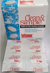 Tuttnauer Clean & Simple Ultrasonic Enzymatic Enzyme Cleaning Tablets -64 CS0064 From Chicago Dealer