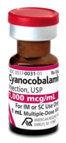 Vitamin B-12 Cyanocobalamin Injection 1000mcg/mL 1mL MDV 0143-9621-01 70756-635-81