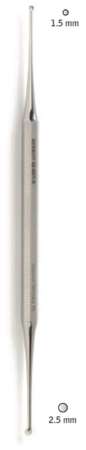 Derron Curette Excavator 5-1/2-in Double End W/ Hole 1.5 & 2.5 mm 42-86/1-3
