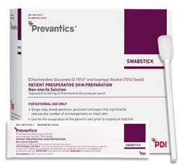 PDI Prevantics Swabsticks 1.6mL Skin Preparation -50 S40750