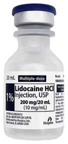 Lidocaine 1% 10mg mL 20mL Plain HCI Injection USP MDV 0409-4276-01 0409-4276-16 55150-252-20