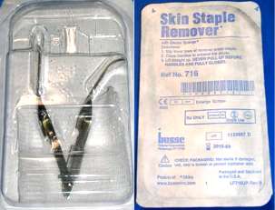 Busse Skin Staple Remover Kit W/ Gauze Sponge Sterile