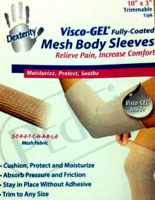 Pedifix Visco-Gel Mesh Body Sleeve Tubing 3-inx10-in X-Wide -1 1203