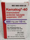 Kenalog-40 mg per mL 10mL triamcinolone acetonide Injectable Suspension USP 0003-0293-28