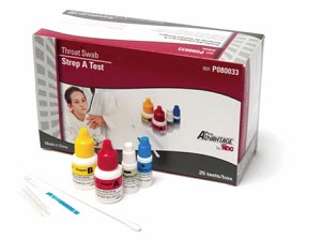 Pro Advantage Strep A Test Kit Throat Strips Dipsticks -25