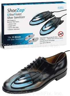 PediFix ShoeZap 15-Min Ultra Violet Shoe Sanitizer 100 240V P3410