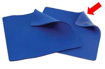 Silipos Soft Shear Gel Sheeting Fabric One Side 1/8-16-inx20-in 15805