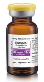 Esmolol Hydrochloride Single Dose Vial 10mL 100mg/10mL 551500-194-10