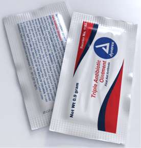 Dynarex Triple Antibiotic Ointment 0.9g Foil Pack -144 1182