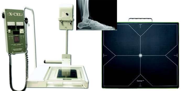 Tiger DR Podiatry Digital X-Ray Imaging System Retrofit Base Cesium 10x12 Wi-Fi Wireless TV1012DR-RCW
