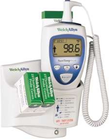 Welch Allyn SureTemp Plus 692 Thermometer 9ft Probe With Wall Mount - Buy Online From Chicago Medical Supply