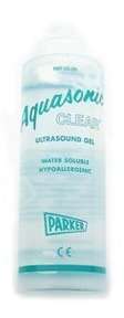 Aquasonic Clear Ultrasound Transmission Gel 250mL Bottle