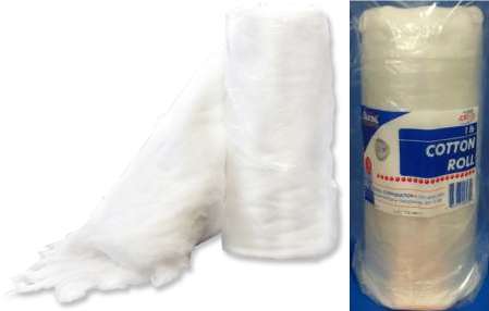 Dukal Cotton Roll 100% Bleached Non-Sterile -1 Lb