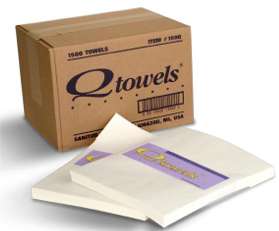 Qtowels® Paper Hand Towels Refills 9-in x 12-in -1500