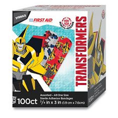 BANDAGE, ADHSV TRANSFORMERS 3/4X3" (100/BX 12BX/CS)