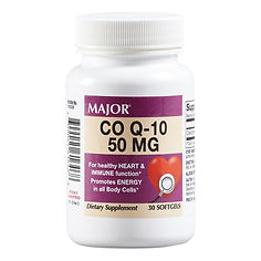 COENZYME Q10, CAP SGEL 50MG (30/BT)