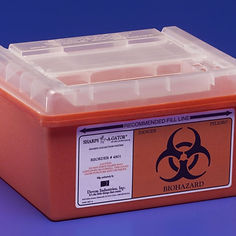 CONTAINER, SHARPS RED GL RIG (32/CS)