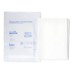 DRAPE, FENSTRD TISS/POLY W/ADHSV STR (50/BX)