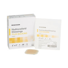 DRESSING, HYDROCOLLOID FILM-BCK STR 2X2" (20/BX 20BX/CS)