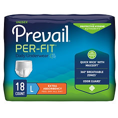 UNDERWEAR, PROTECTIVE PREVAIL UNISEX DISP (18/BG 4BG/CS)