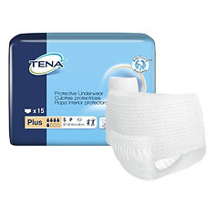 UNDERWEAR, TENA PROTECTIVE PLUS 2XLG (12/BG 4BG/CS)
